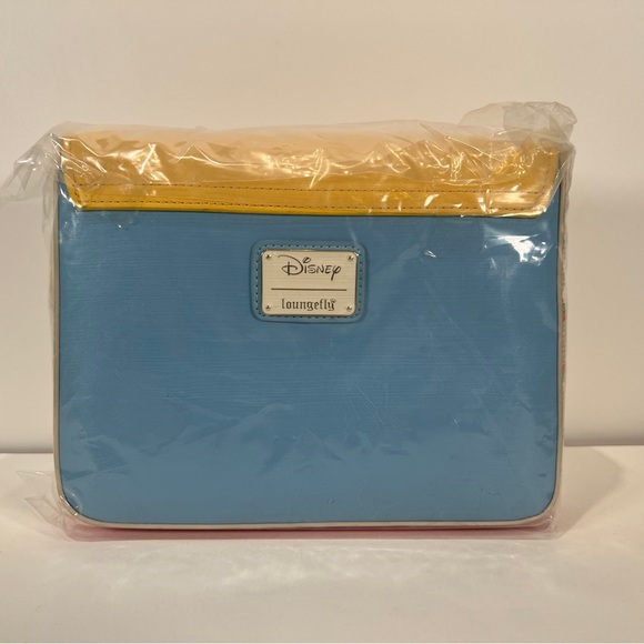 Disney Princess Loungefly Classic Fairytale Books Gold Chain Crossbody Bag NEW - Picture 10 of 12